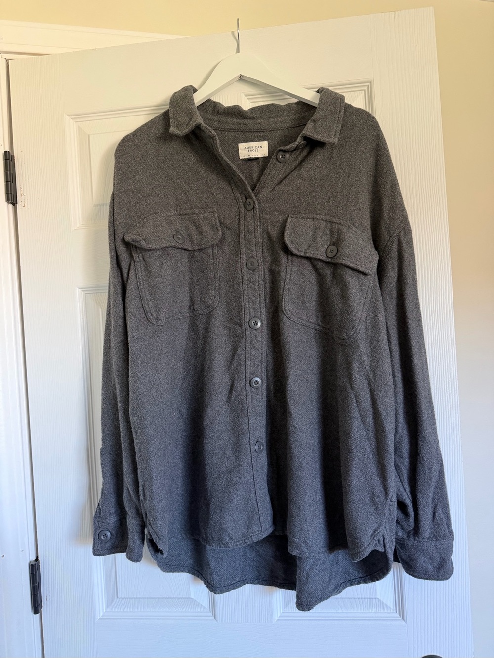 American Eagle Gray Shacket